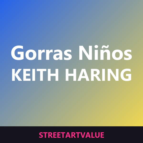 Gorras Keith Haring para niños en Amazon