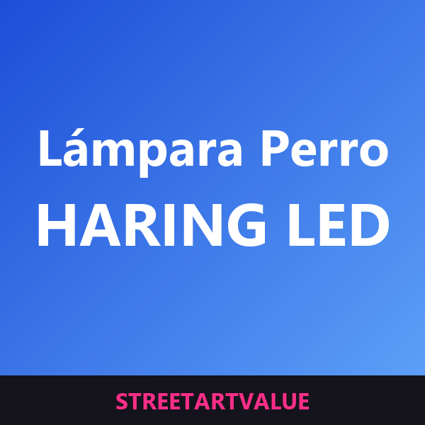 Lámparas perro Haring en Amazon