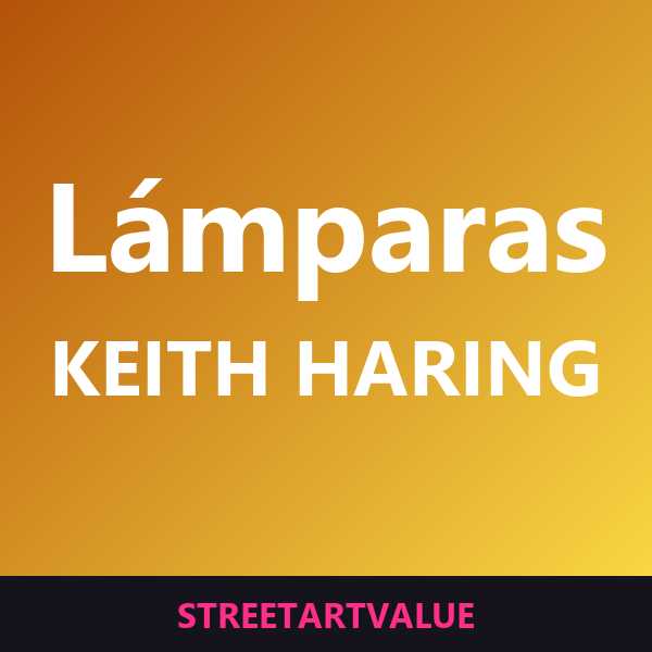 Lámparas Keith Haring en Amazon