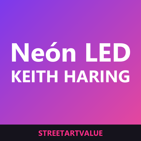 Letreros neón LED Keith Haring en Amazon