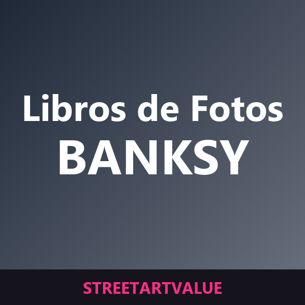 Libros de fotos de Banksy en Amazon