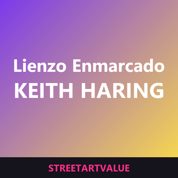 Lienzos enmarcados de Haring en Amazon