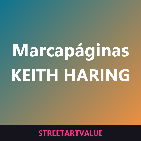 Marcapáginas Keith Haring en Amazon