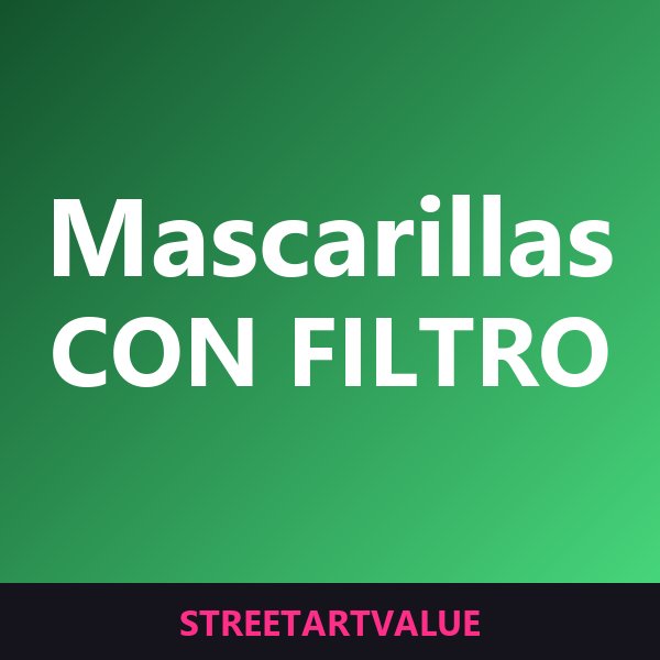 Mascarillas con filtro Mascarillas con filtro: libros y material de arte urbano en Amazon