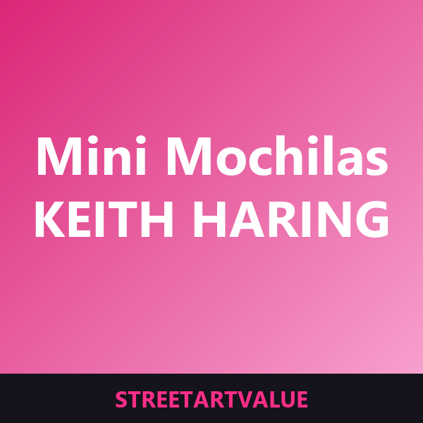 Mini mochilas Keith Haring en Amazon