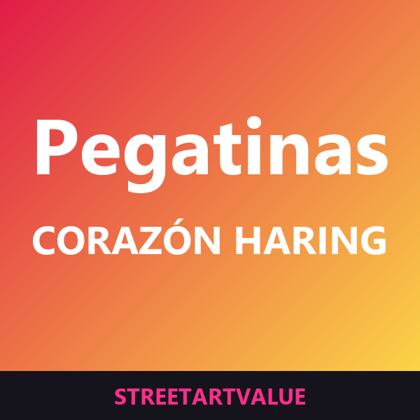 Pegatinas corazón Keith Haring Pegatinas corazón Keith Haring: libros y material de arte urbano en Amazon