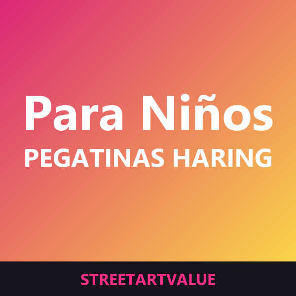 Pegatinas Keith Haring para niños en Amazon