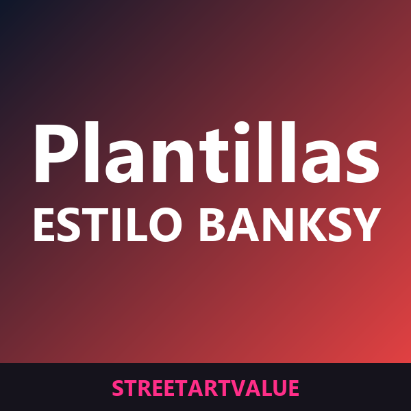 Plantillas estilo Banksy en Amazon