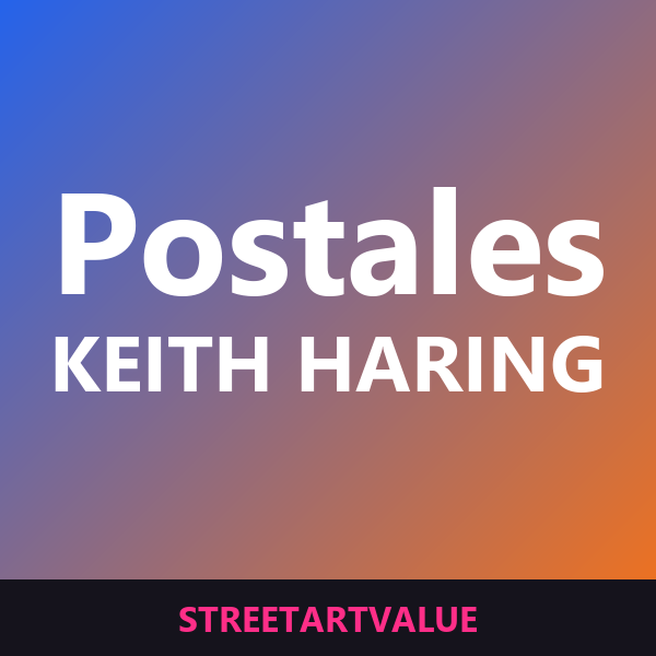 Postales Keith Haring en Amazon