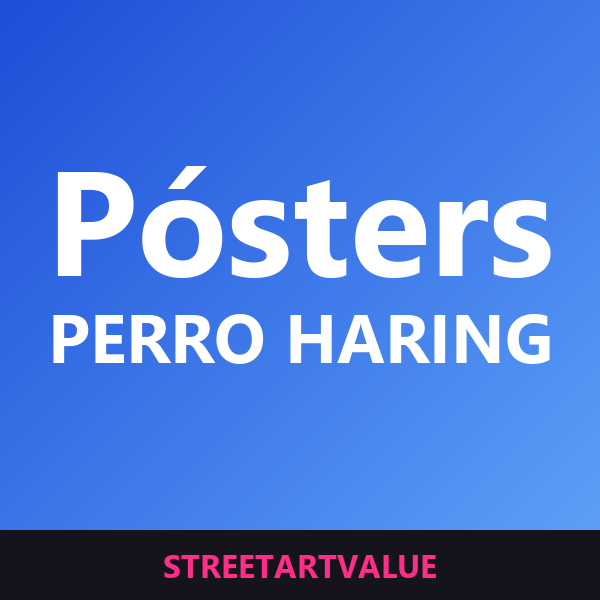 Pósters perro Keith Haring Pósters perro Keith Haring: libros y material de arte urbano en Amazon