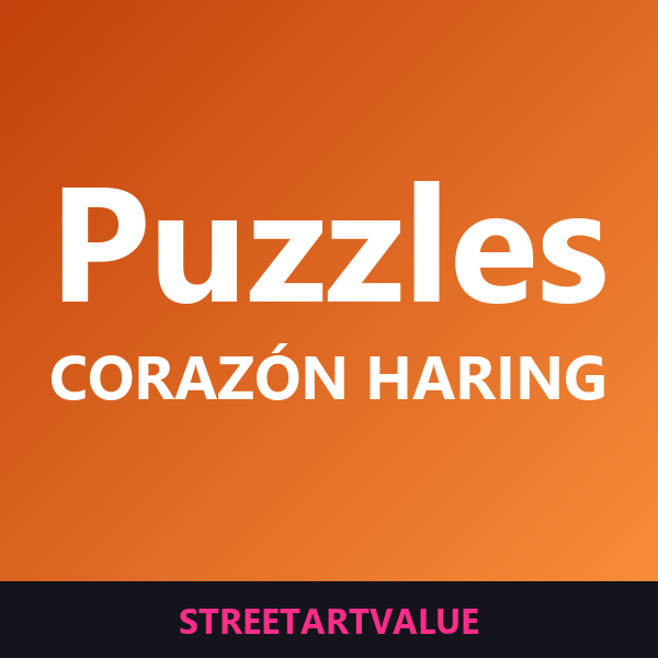 Puzzles corazón Keith Haring Puzzles corazón Keith Haring: libros y material de arte urbano en Amazon
