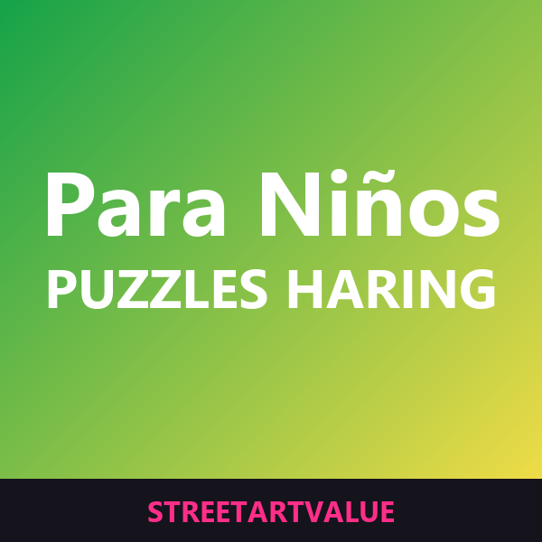 Puzzles Haring para niños Puzzles Haring para niños: libros y material de arte urbano en Amazon