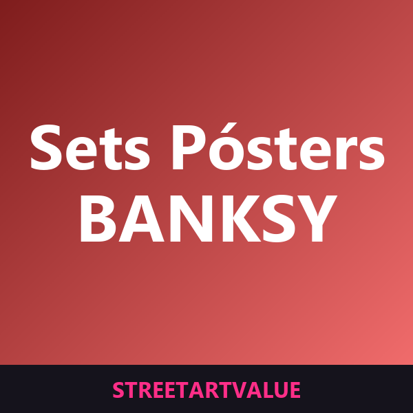 Sets de pósters de Banksy en Amazon