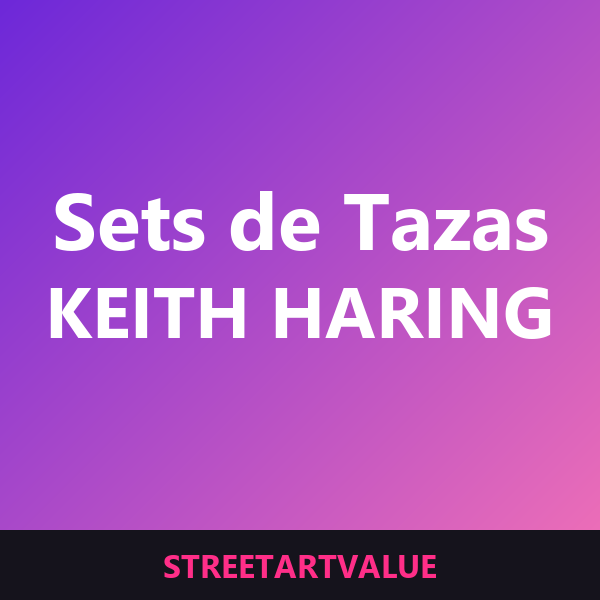Sets de tazas Keith Haring en Amazon