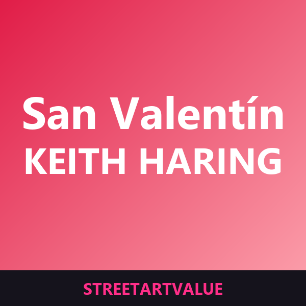 Tarjetas San Valentín Keith Haring en Amazon