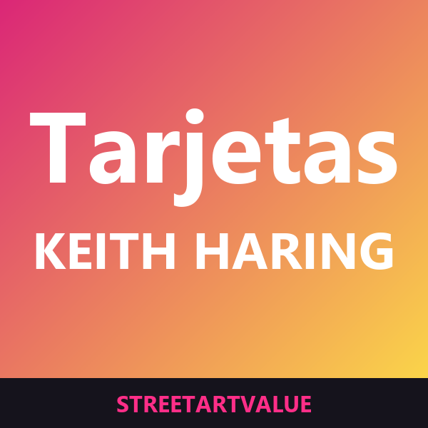Tarjetas de felicitación Keith Haring en Amazon