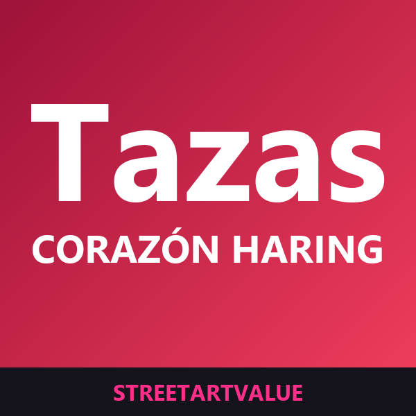 Tazas corazón Keith Haring Tazas corazón Keith Haring: libros y material de arte urbano en Amazon