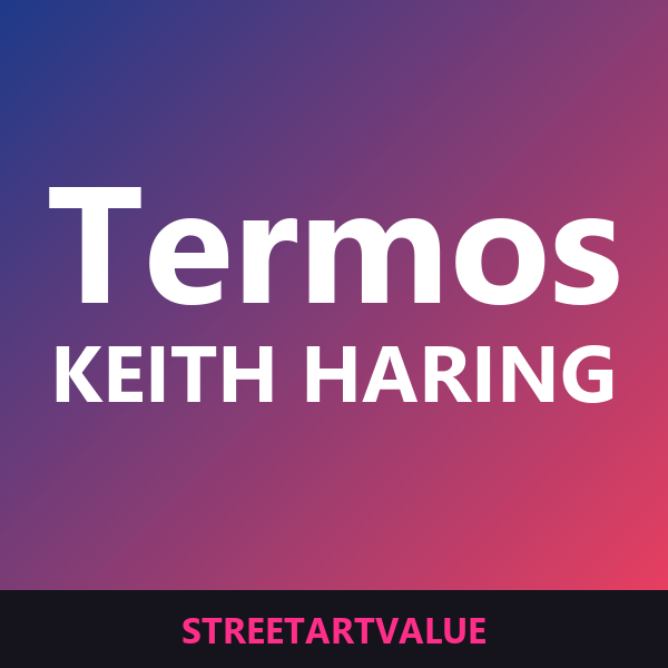 Termos Keith Haring en Amazon