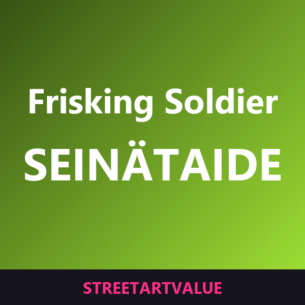 Girl Frisking Soldier -juliste Amazonissa