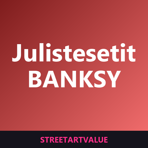 Banksy-julistesetit Amazonissa