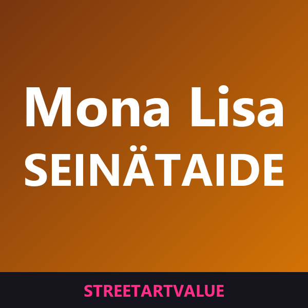 Banksy Mona Lisa -juliste Amazonissa