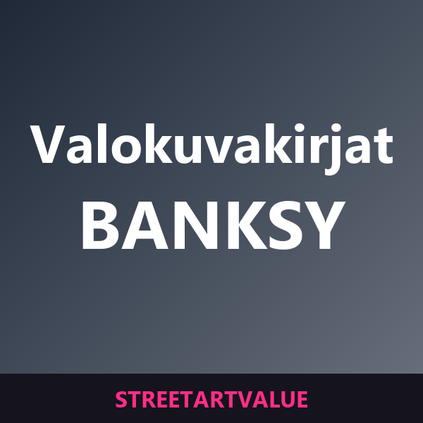 Banksy-valokuvakirjat Amazonissa