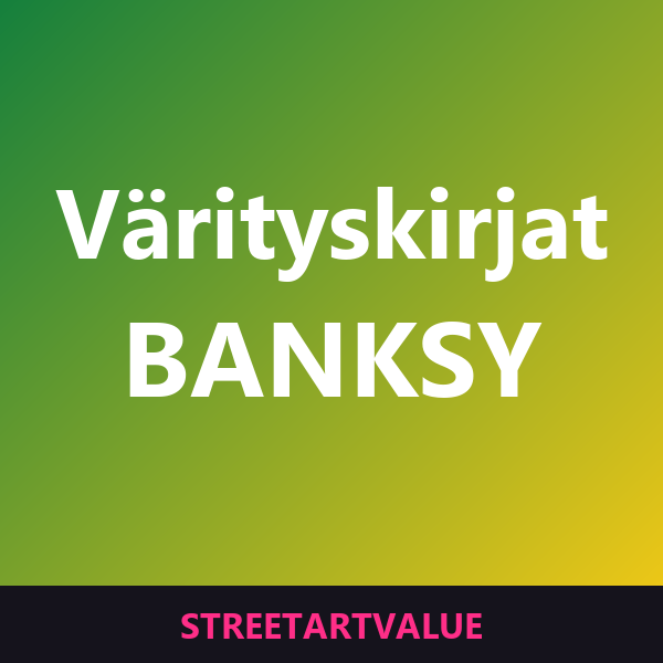 Banksy-värityskirjat Amazonissa