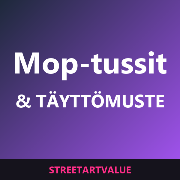 Mop-tussit & täyttömuste Amazonissa