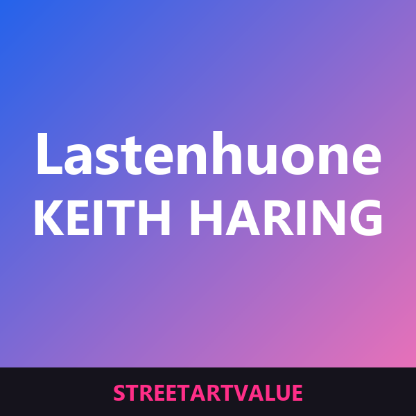 Kehystetty Haring-taide lastenhuoneeseen Amazonissa