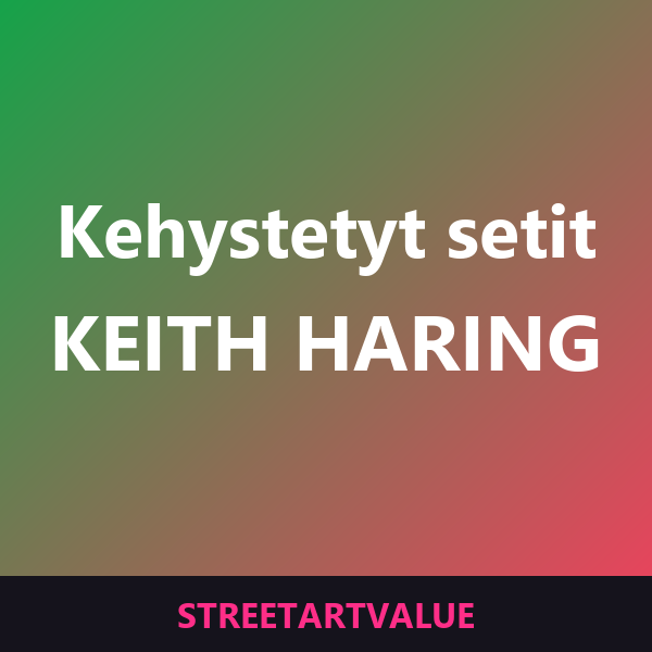 Kehystetyt Haring-setit (3 kpl) Amazonissa