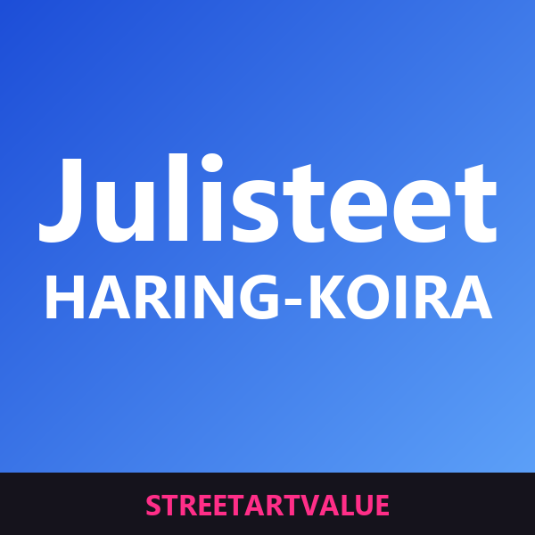 Keith Haring -koirajulisteet Amazonissa