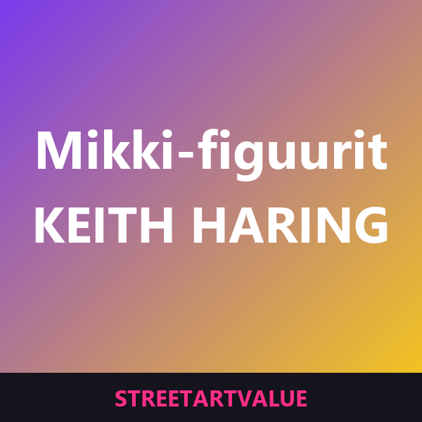 Mikki x Haring -figuurit Amazonissa