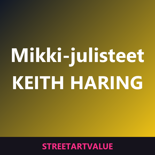Haring Mikki Hiiri -julisteet Amazonissa