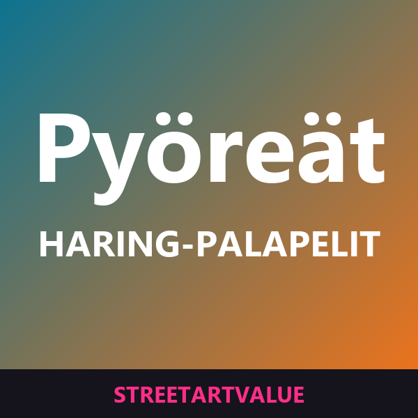 Pyöreät Haring-palapelit Amazonissa