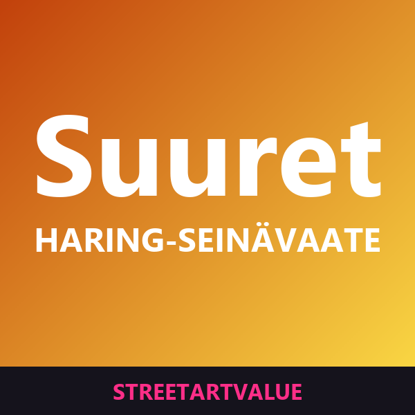 Suuret Haring-seinävaatteet Amazonissa