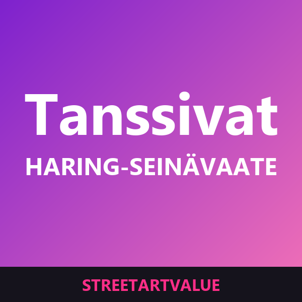 Tanssivat hahmot -seinävaatteet Amazonissa