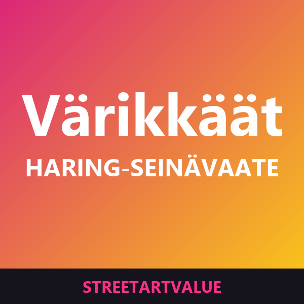 Värikkäät Haring-seinävaatteet Amazonissa
