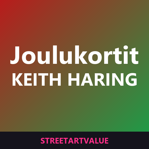 Keith Haring -joulukortit Amazonissa