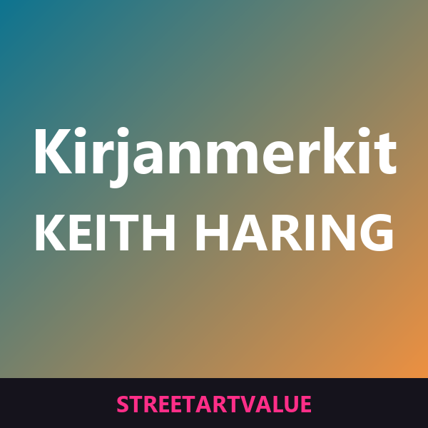 Keith Haring -kirjanmerkit Amazonissa