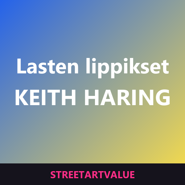 Keith Haring -lippikset lapsille Amazonissa