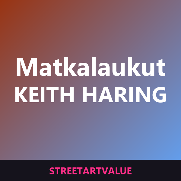 Keith Haring -matkalaukut Amazonissa