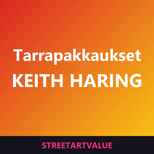 Keith Haring -tarrapakkaukset Amazonissa