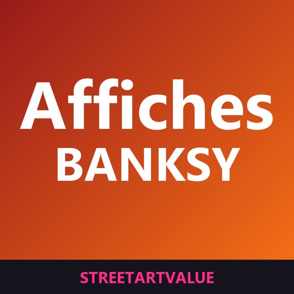 Affiches & déco murale Banksy sur Amazon