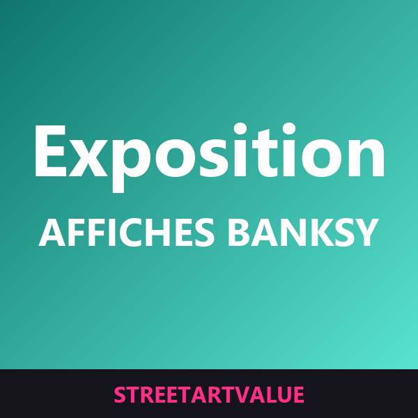 Affiches d'exposition Banksy sur Amazon