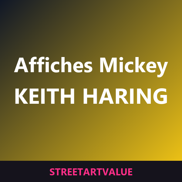 Affiches Mickey Haring sur Amazon
