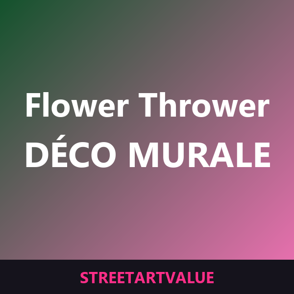 Déco murale Flower Thrower sur Amazon