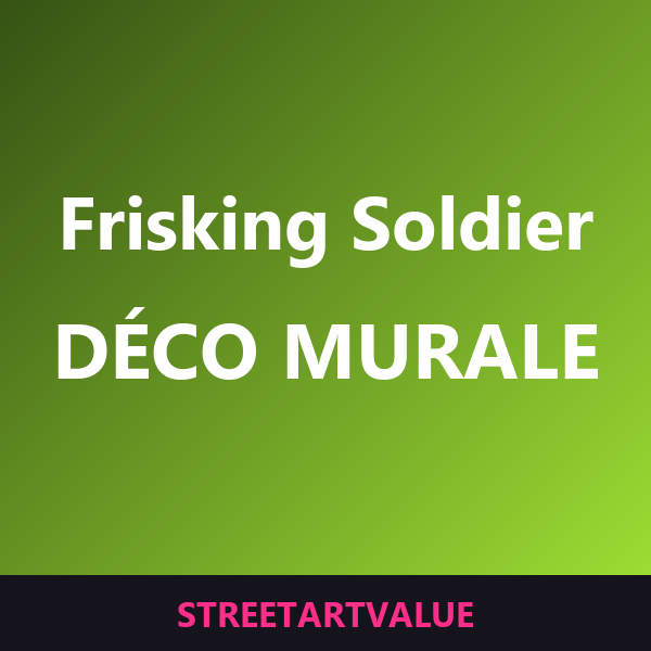 Déco murale Girl Frisking Soldier sur Amazon