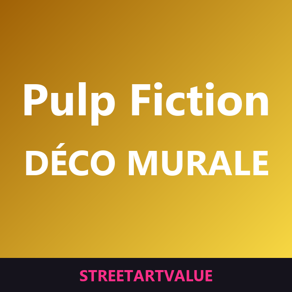 Déco murale Pulp Fiction sur Amazon