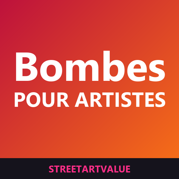 Bombes de peinture pour artistes sur Amazon