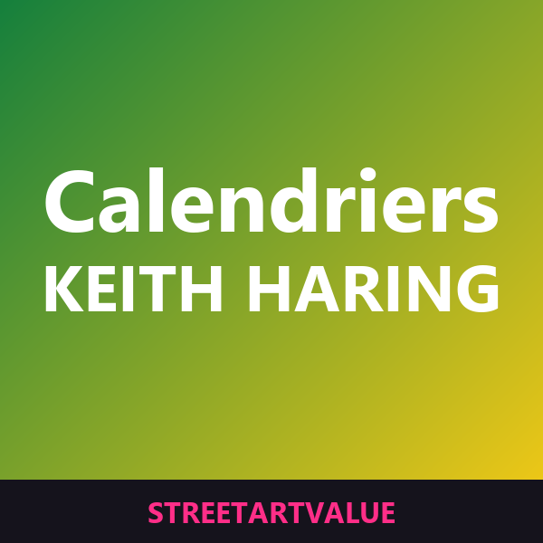 Calendriers Keith Haring sur Amazon